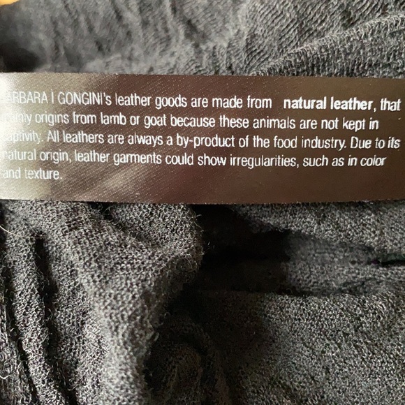 Barbara I Gongini💯Wool BlackCardigan NewWithTags - Picture 8 of 12